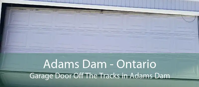Adams Dam - Ontario Garage Door Off The Tracks in Adams Dam