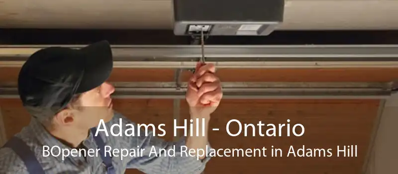 Adams Hill - Ontario BOpener Repair And Replacement in Adams Hill