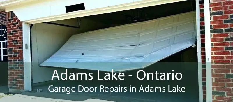Adams Lake - Ontario Garage Door Repairs in Adams Lake