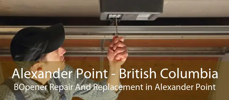 Alexander Point - British Columbia BOpener Repair And Replacement in Alexander Point