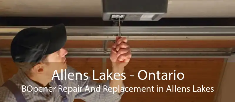 Allens Lakes - Ontario BOpener Repair And Replacement in Allens Lakes