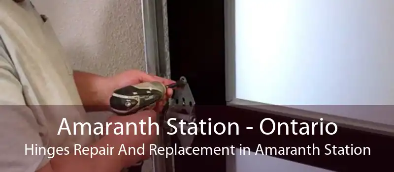 Amaranth Station - Ontario Hinges Repair And Replacement in Amaranth Station