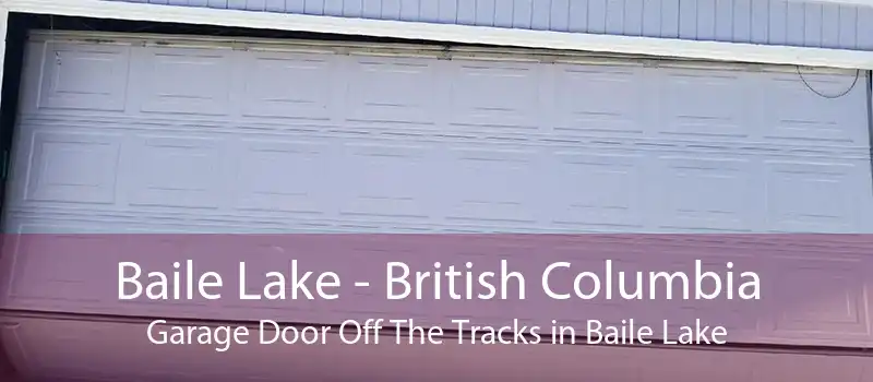 Baile Lake - British Columbia Garage Door Off The Tracks in Baile Lake