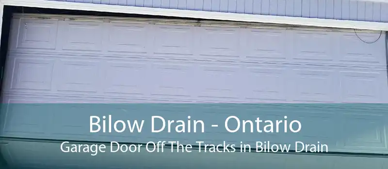 Bilow Drain - Ontario Garage Door Off The Tracks in Bilow Drain