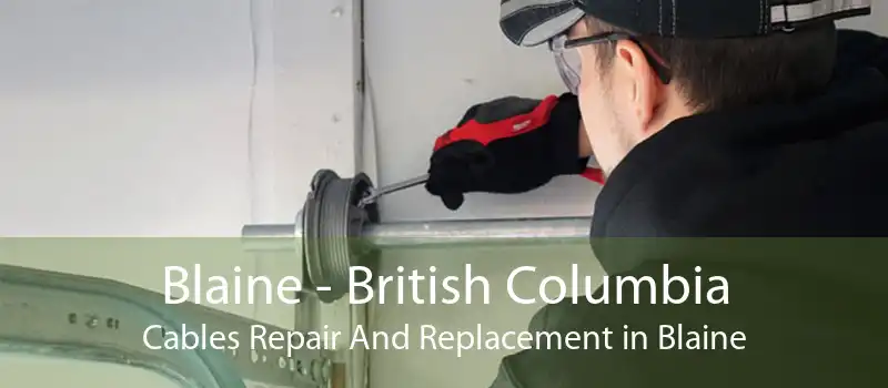 Blaine - British Columbia Cables Repair And Replacement in Blaine