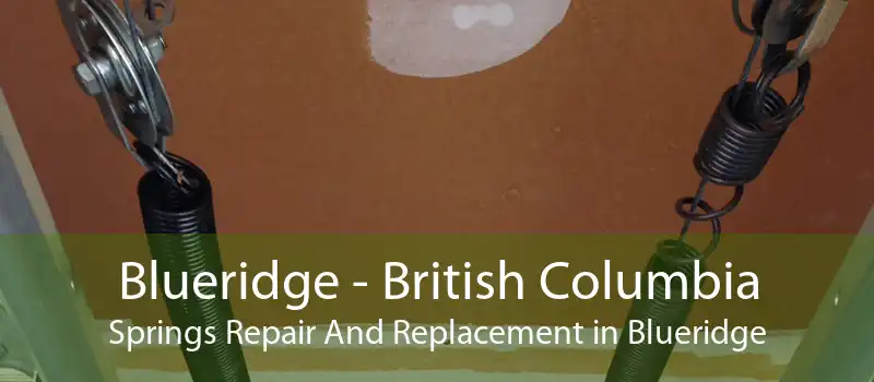 Blueridge - British Columbia Springs Repair And Replacement in Blueridge