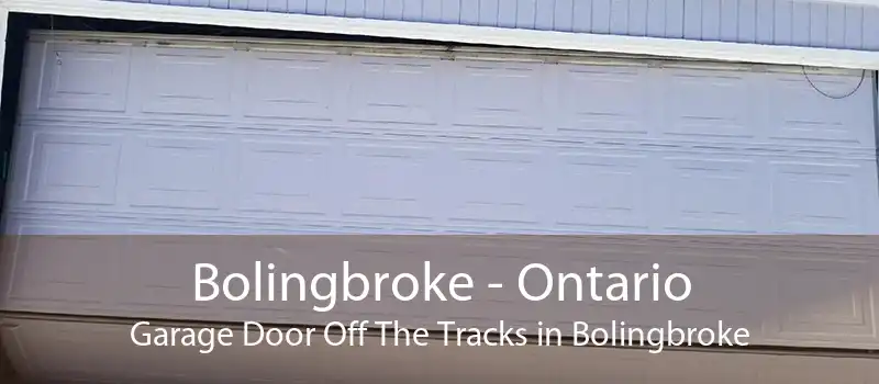 Bolingbroke - Ontario Garage Door Off The Tracks in Bolingbroke