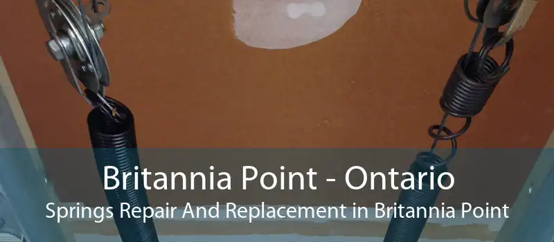 Britannia Point - Ontario Springs Repair And Replacement in Britannia Point