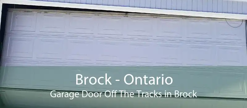 Brock - Ontario Garage Door Off The Tracks in Brock