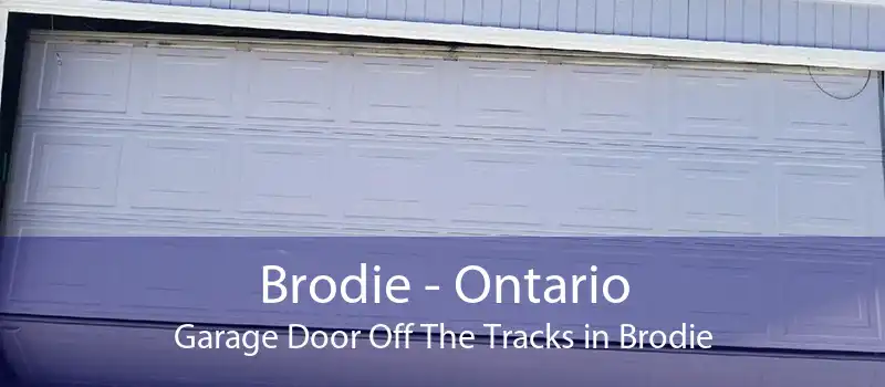 Brodie - Ontario Garage Door Off The Tracks in Brodie