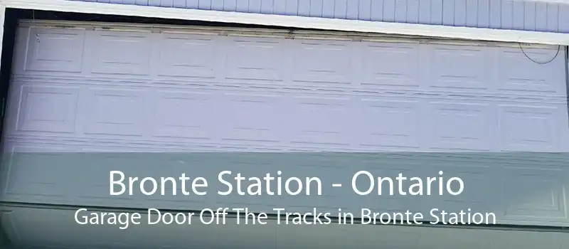 Bronte Station - Ontario Garage Door Off The Tracks in Bronte Station