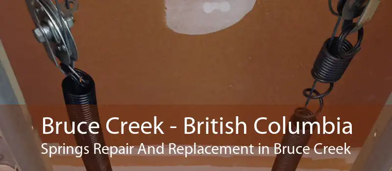 Bruce Creek - British Columbia Springs Repair And Replacement in Bruce Creek