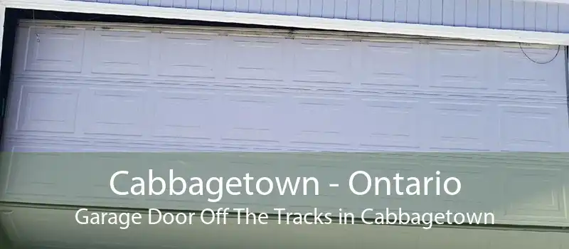 Cabbagetown - Ontario Garage Door Off The Tracks in Cabbagetown