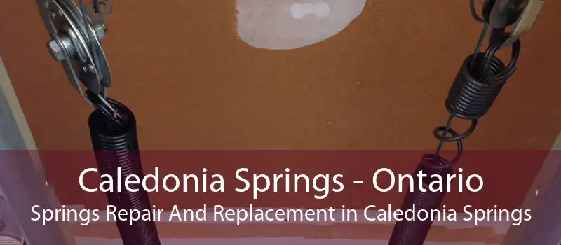Caledonia Springs - Ontario Springs Repair And Replacement in Caledonia Springs