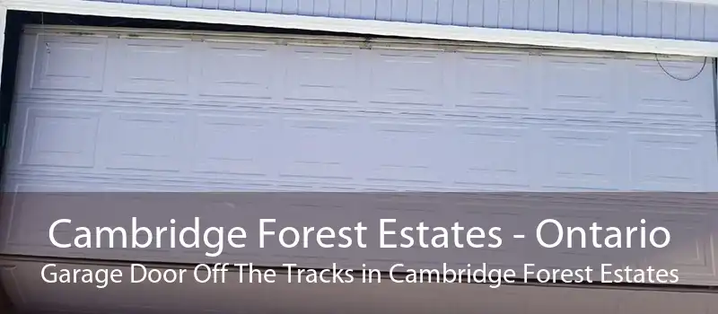 Cambridge Forest Estates - Ontario Garage Door Off The Tracks in Cambridge Forest Estates