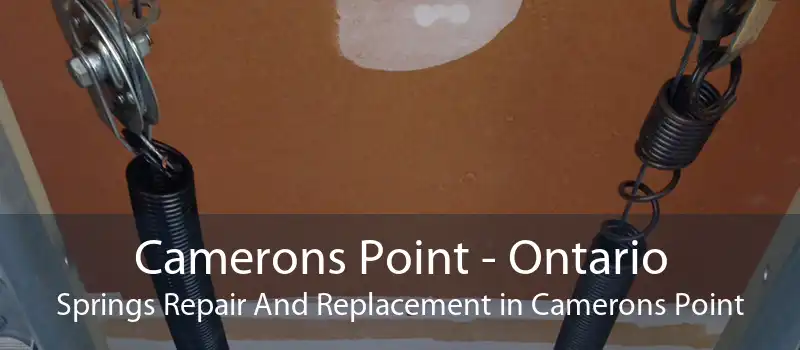 Camerons Point - Ontario Springs Repair And Replacement in Camerons Point