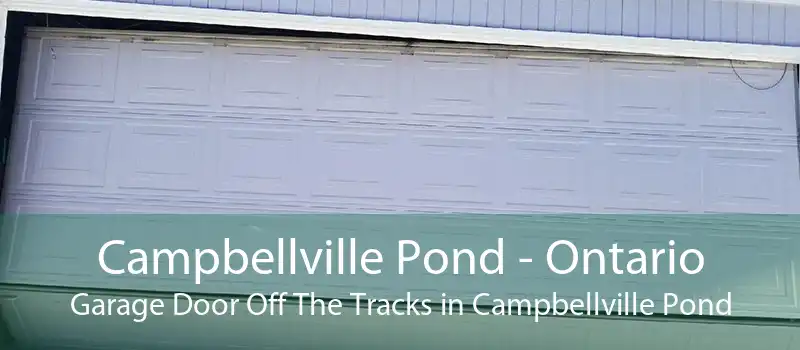 Campbellville Pond - Ontario Garage Door Off The Tracks in Campbellville Pond