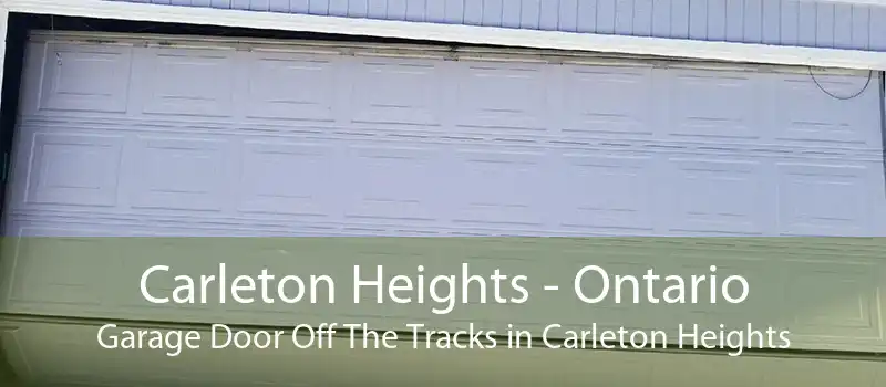 Carleton Heights - Ontario Garage Door Off The Tracks in Carleton Heights