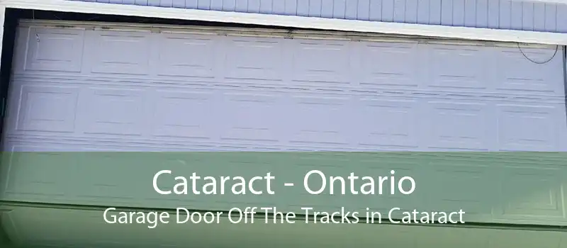 Cataract - Ontario Garage Door Off The Tracks in Cataract