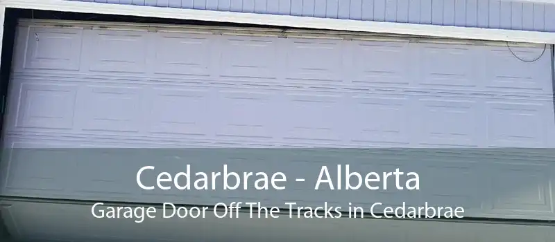 Cedarbrae - Alberta Garage Door Off The Tracks in Cedarbrae