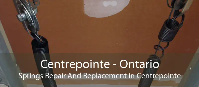 Centrepointe - Ontario Springs Repair And Replacement in Centrepointe