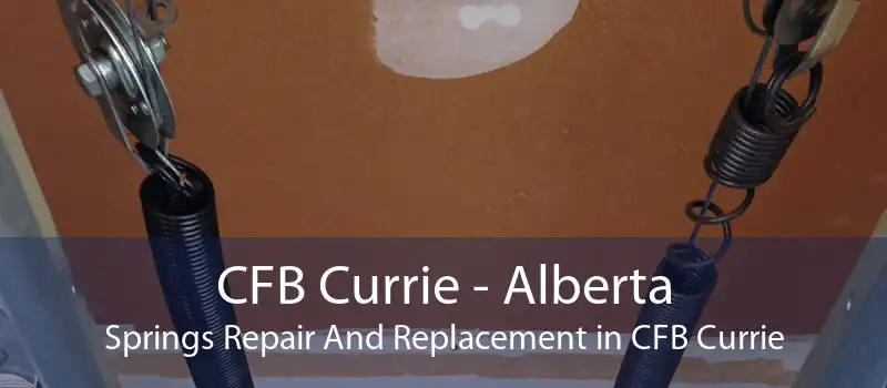 CFB Currie - Alberta Springs Repair And Replacement in CFB Currie