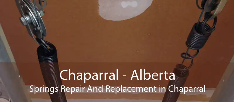 Chaparral - Alberta Springs Repair And Replacement in Chaparral