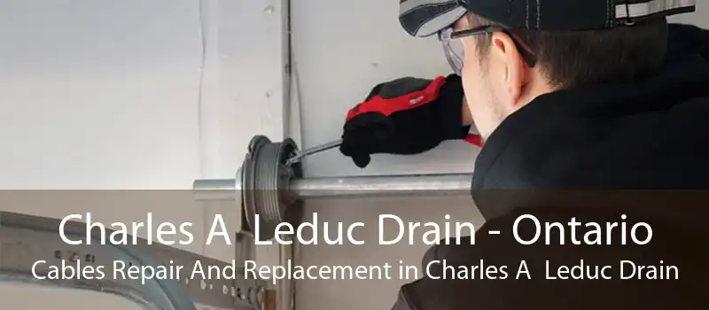 Charles A  Leduc Drain - Ontario Cables Repair And Replacement in Charles A  Leduc Drain