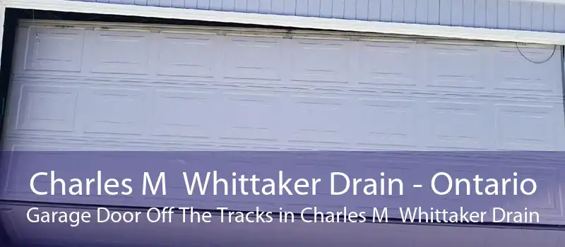 Charles M  Whittaker Drain - Ontario Garage Door Off The Tracks in Charles M  Whittaker Drain