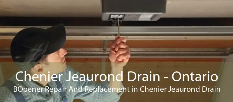 Chenier Jeaurond Drain - Ontario BOpener Repair And Replacement in Chenier Jeaurond Drain
