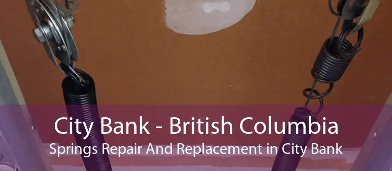 City Bank - British Columbia Springs Repair And Replacement in City Bank