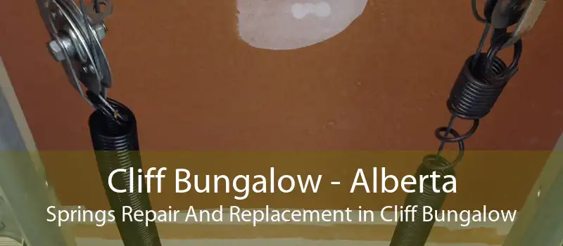 Cliff Bungalow - Alberta Springs Repair And Replacement in Cliff Bungalow