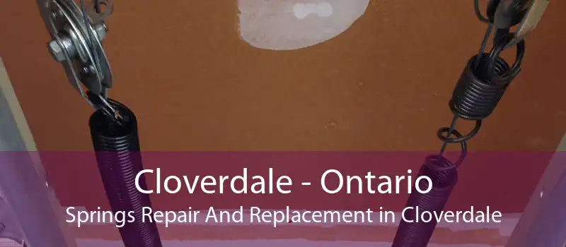 Cloverdale - Ontario Springs Repair And Replacement in Cloverdale