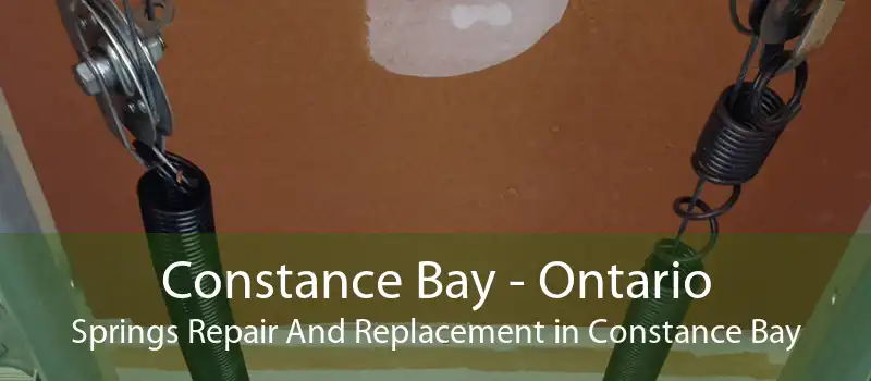 Constance Bay - Ontario Springs Repair And Replacement in Constance Bay