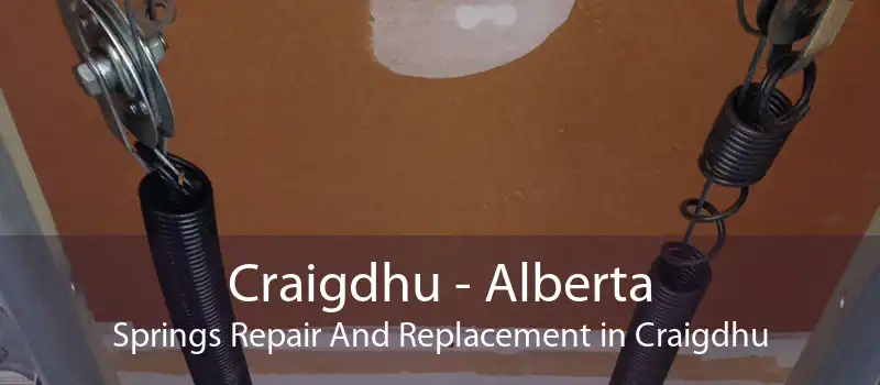 Craigdhu - Alberta Springs Repair And Replacement in Craigdhu