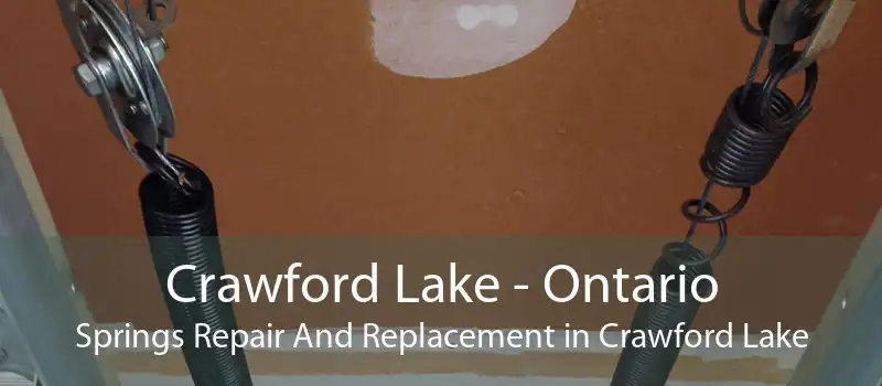 Crawford Lake - Ontario Springs Repair And Replacement in Crawford Lake