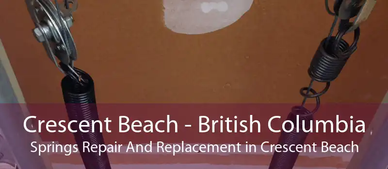 Crescent Beach - British Columbia Springs Repair And Replacement in Crescent Beach