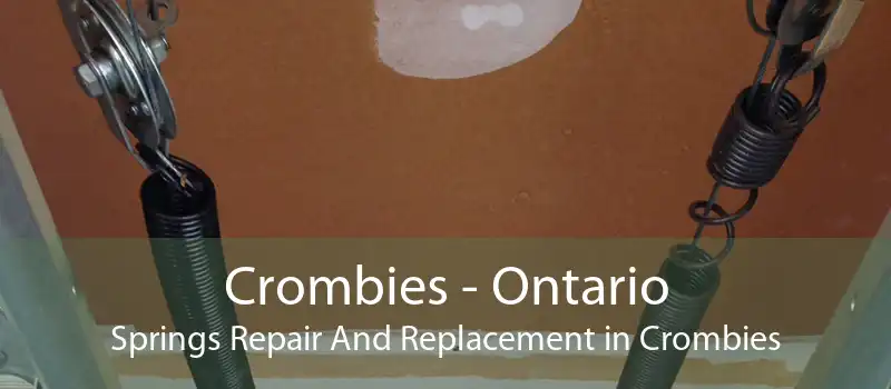 Crombies - Ontario Springs Repair And Replacement in Crombies