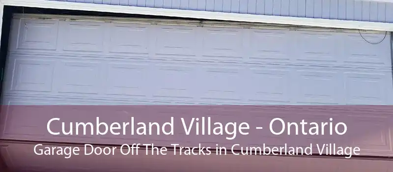 Cumberland Village - Ontario Garage Door Off The Tracks in Cumberland Village