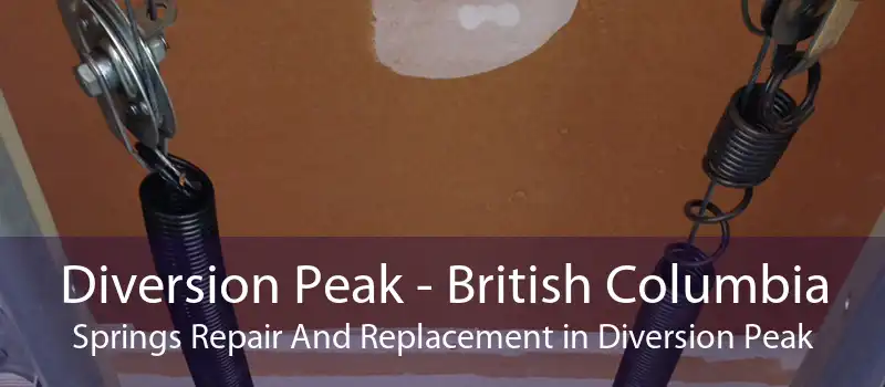 Diversion Peak - British Columbia Springs Repair And Replacement in Diversion Peak