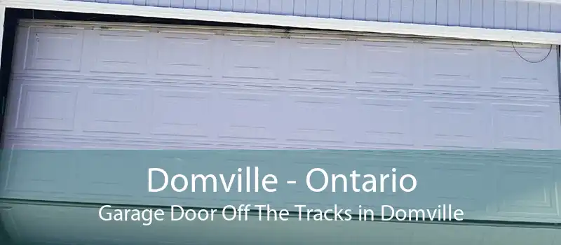 Domville - Ontario Garage Door Off The Tracks in Domville