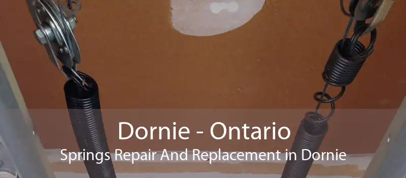 Dornie - Ontario Springs Repair And Replacement in Dornie