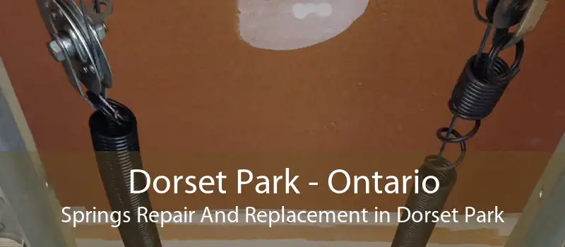 Dorset Park - Ontario Springs Repair And Replacement in Dorset Park