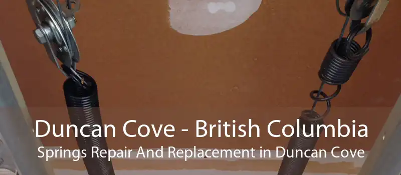 Duncan Cove - British Columbia Springs Repair And Replacement in Duncan Cove