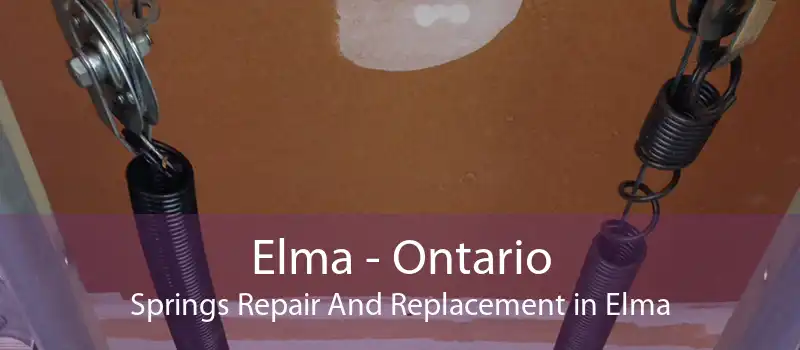 Elma - Ontario Springs Repair And Replacement in Elma