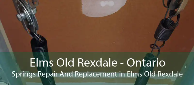 Elms Old Rexdale - Ontario Springs Repair And Replacement in Elms Old Rexdale