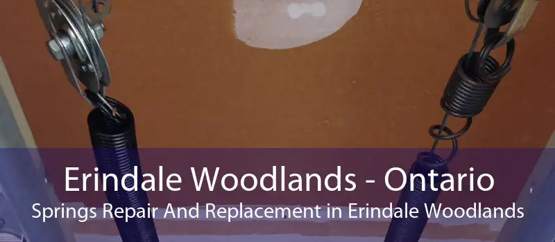 Erindale Woodlands - Ontario Springs Repair And Replacement in Erindale Woodlands