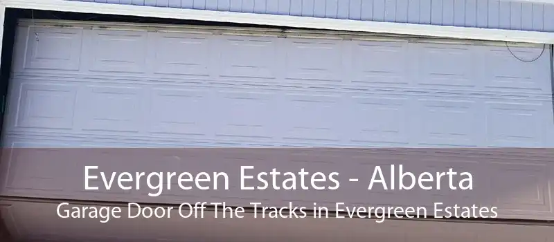 Evergreen Estates - Alberta Garage Door Off The Tracks in Evergreen Estates