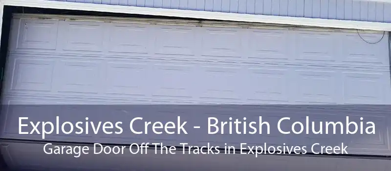 Explosives Creek - British Columbia Garage Door Off The Tracks in Explosives Creek