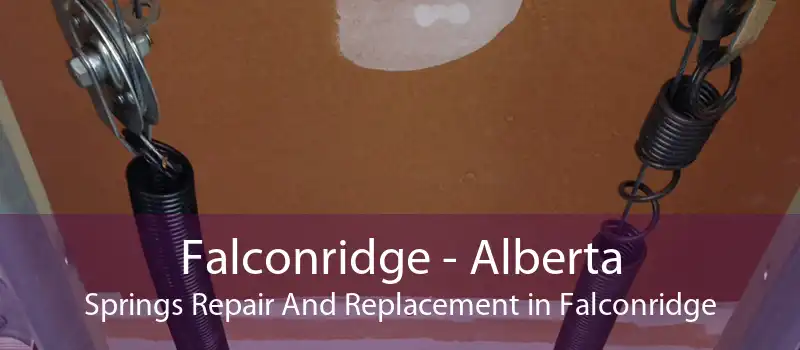 Falconridge - Alberta Springs Repair And Replacement in Falconridge